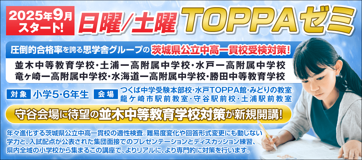 日曜/土曜TOPPAゼミ